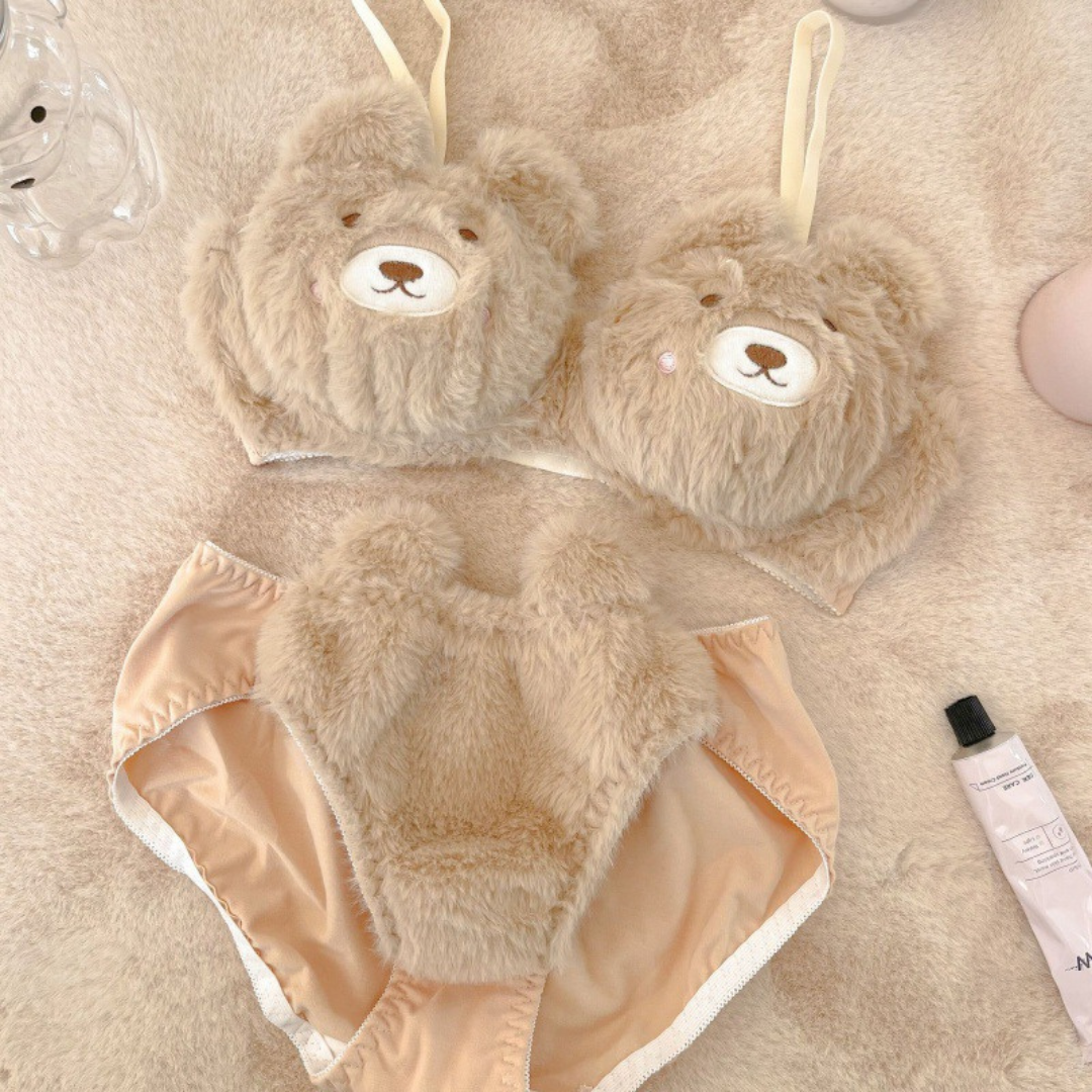 Conjunto Lencería de Peluche
