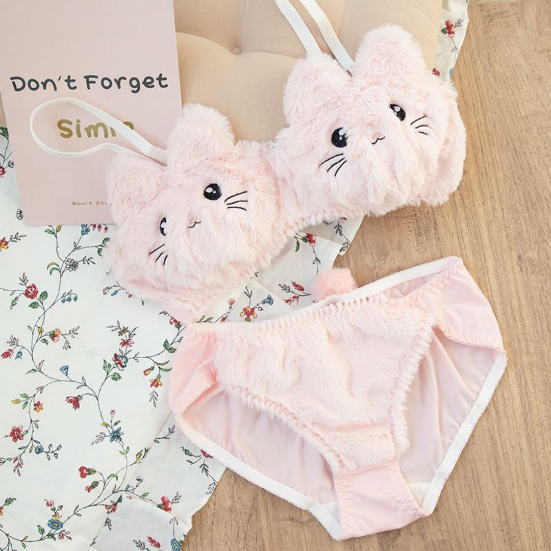 Conjunto Lencería de Peluche