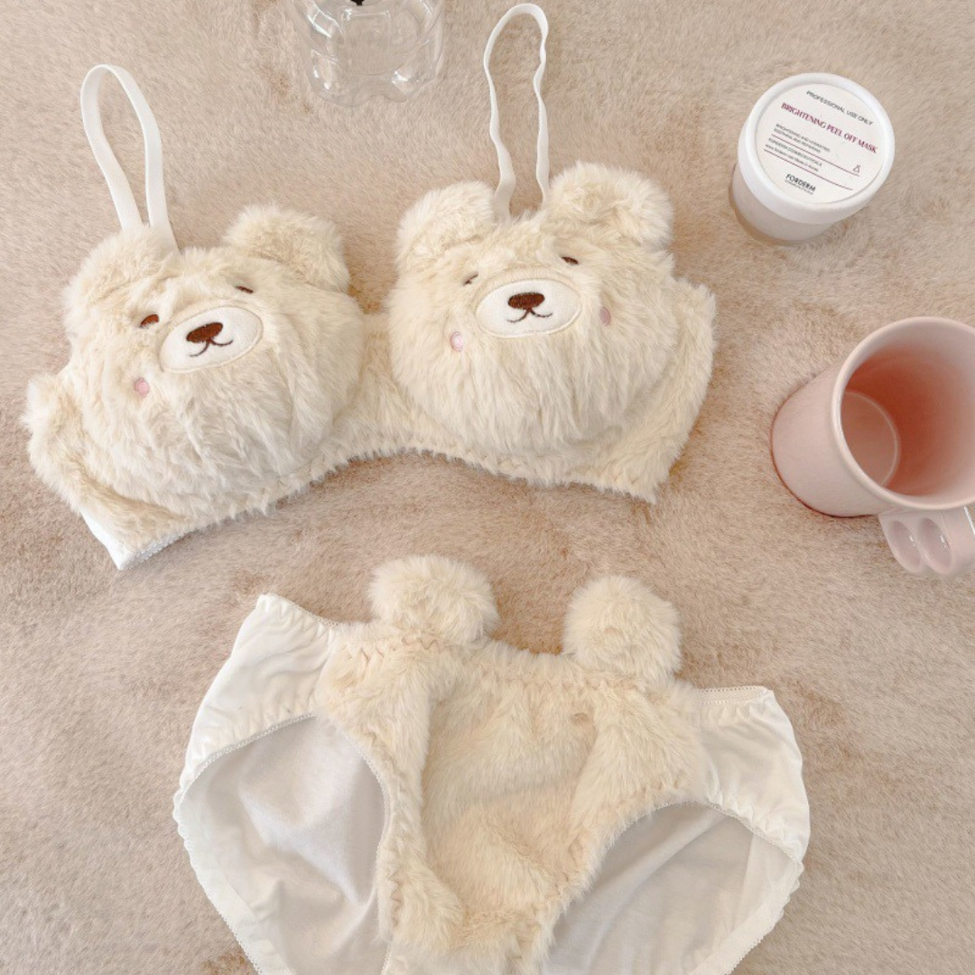 Conjunto Lencería de Peluche
