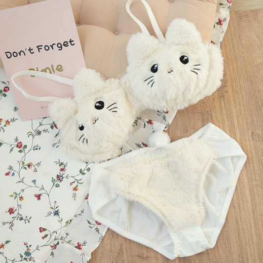 Conjunto Lencería de Peluche